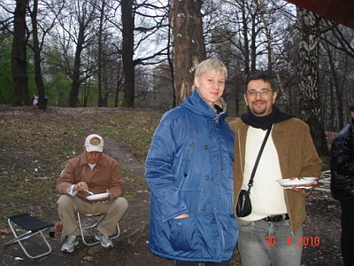 Armandino Araujo, Daniil Belinskiy, Ricardo Araujo. Moscow, Russia